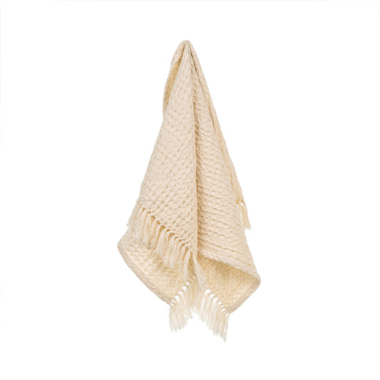 Waffle Hand Towel, Natural