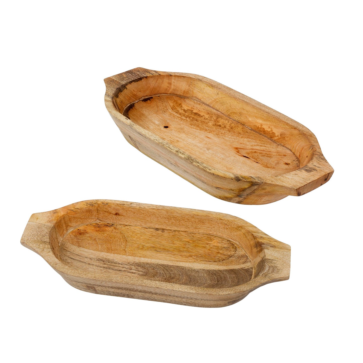 Wooden Dough Bowls S/2