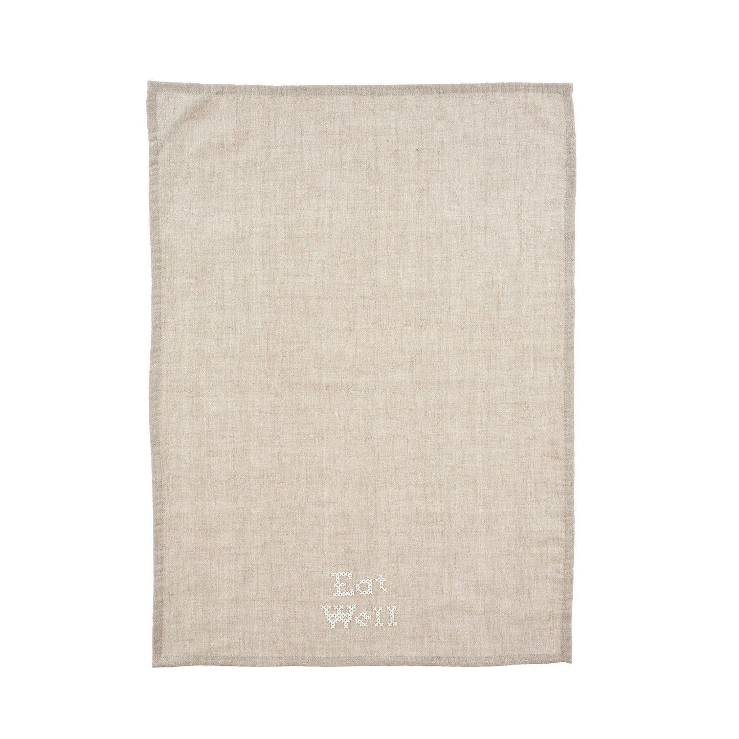 Eat Well Linen Tea Towel