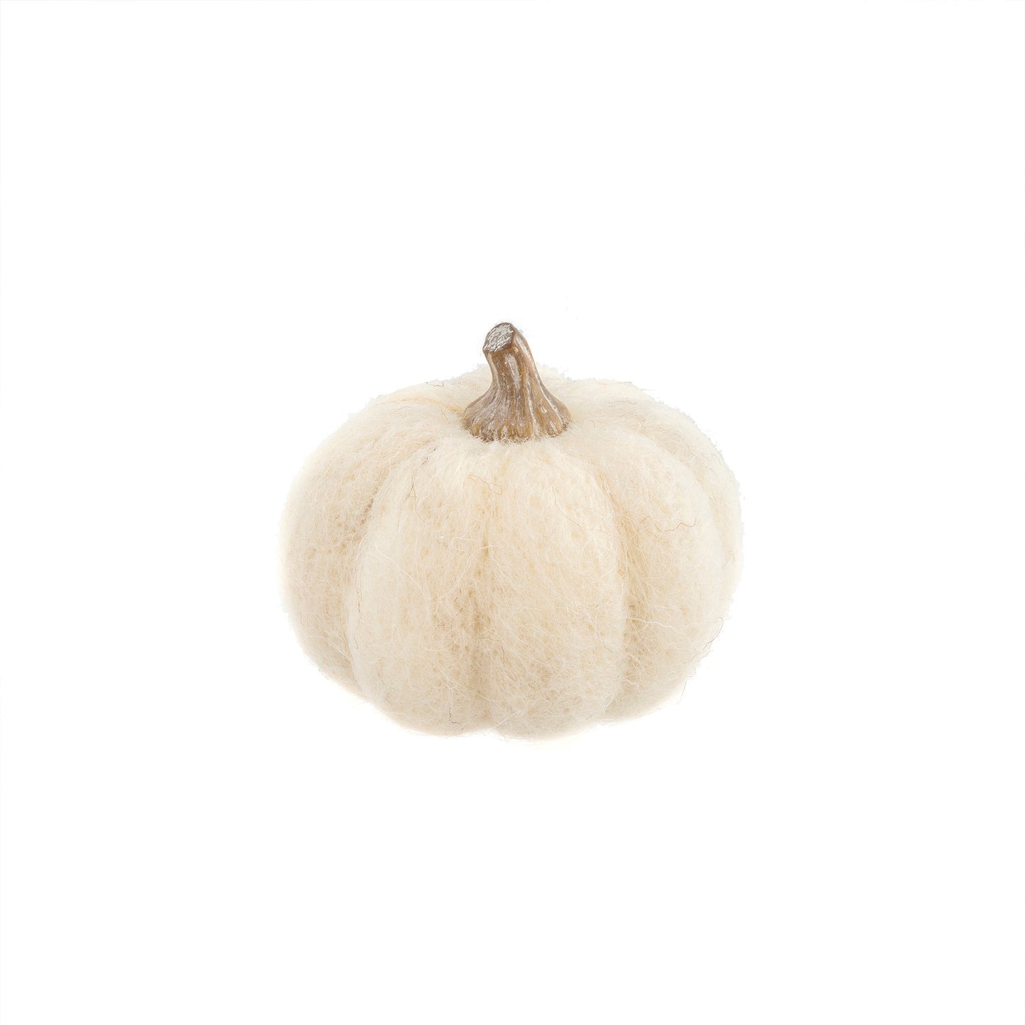 Felt Pumpkin White