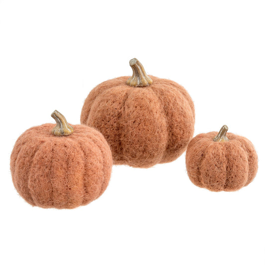 Felt Pumpkin Terracotta