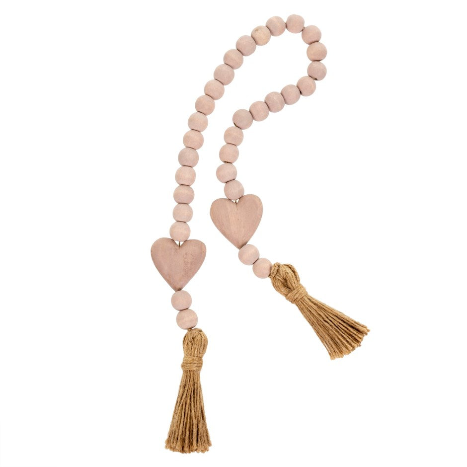 Heart Blessing Beads Pink