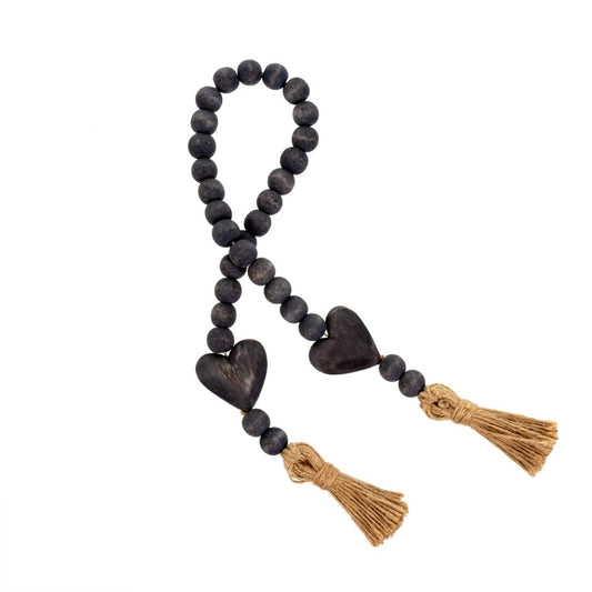 Heart Blessing Beads Grey